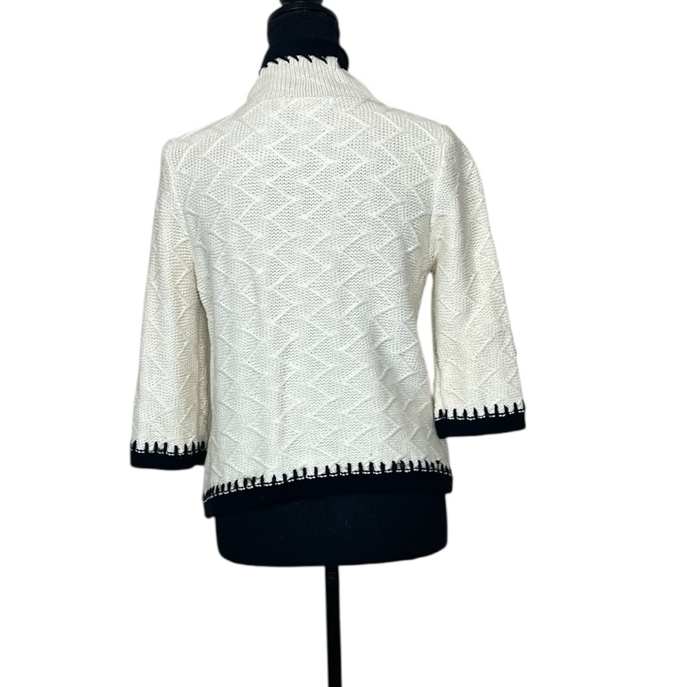CAbi Women's “Socialite” Knit Open Front Cardigan (SWV) - Picture 5 of 12